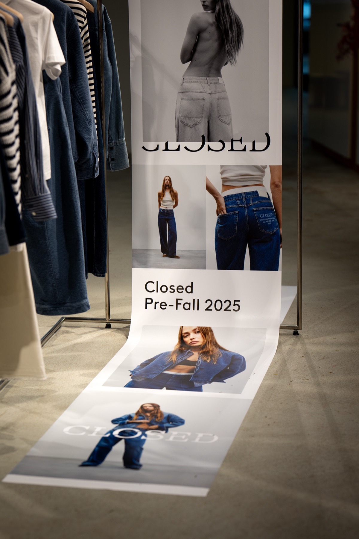 Closed Pre-Fall 2025 — Denim im Store